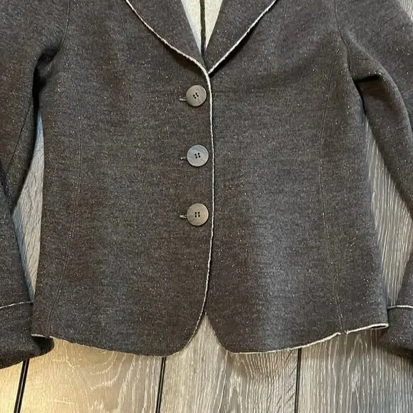 Lafayette 148 New York Brown Wool Blazer Women’s Size 6 - Picture 8 of 8